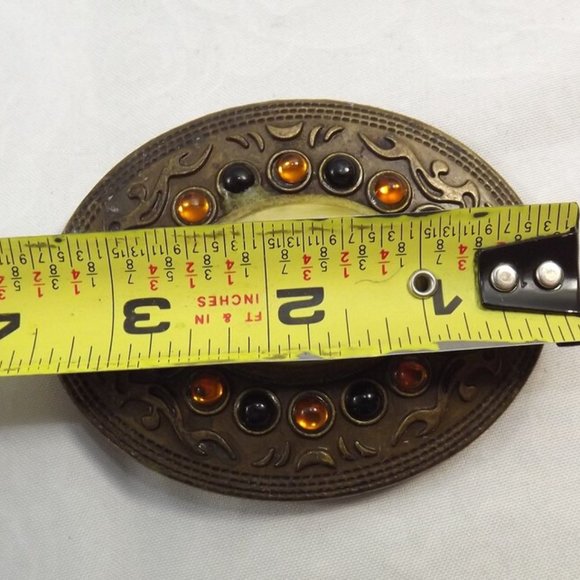 Gorgeous Faux Gemstone Belt Buckle - Picture 3 of 10